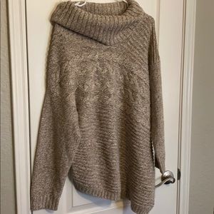 NY&Co Cowl Neck Asymmetrical Sweater